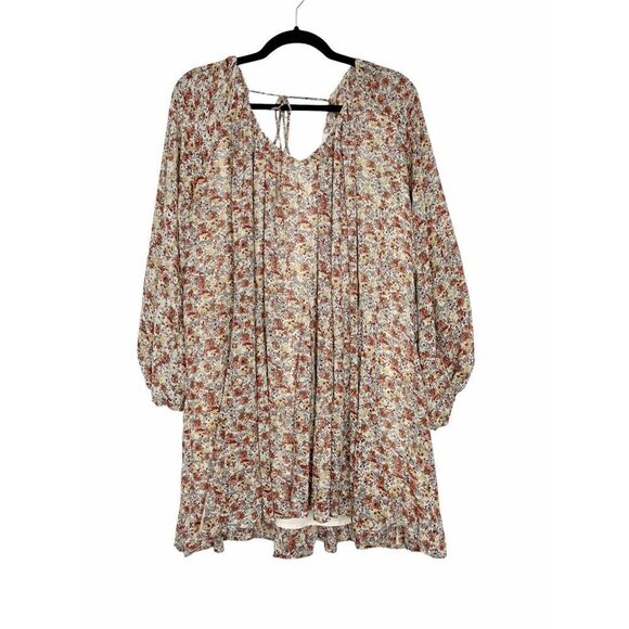 Storia Floral Mini Dress in Pink and Cream - Picture 3 of 13